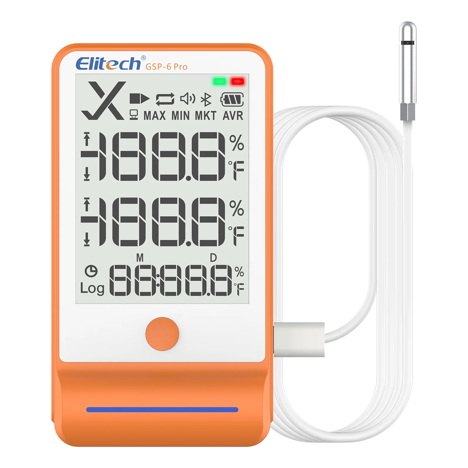 Elitech GSP-6Pro Bluetooth Temperature and Humidity Data Logger Recorder with Calibration Certificate, 100000 Points, Shadow Data - Image 10