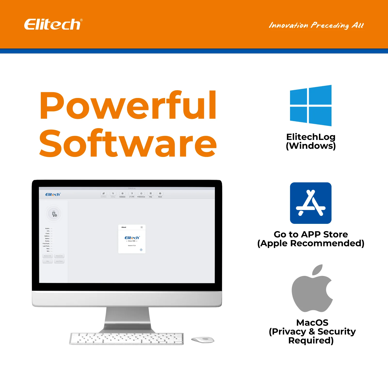 Elitech RC-4 Pro PDF USB Digital Temperature Data Logger Reuseable Recorder DDL 64000 Points High Accuracy, Shadow Data, Built-in Buzzer, Auto PDF CSV Report, Windows/MacOS Software - Image 5